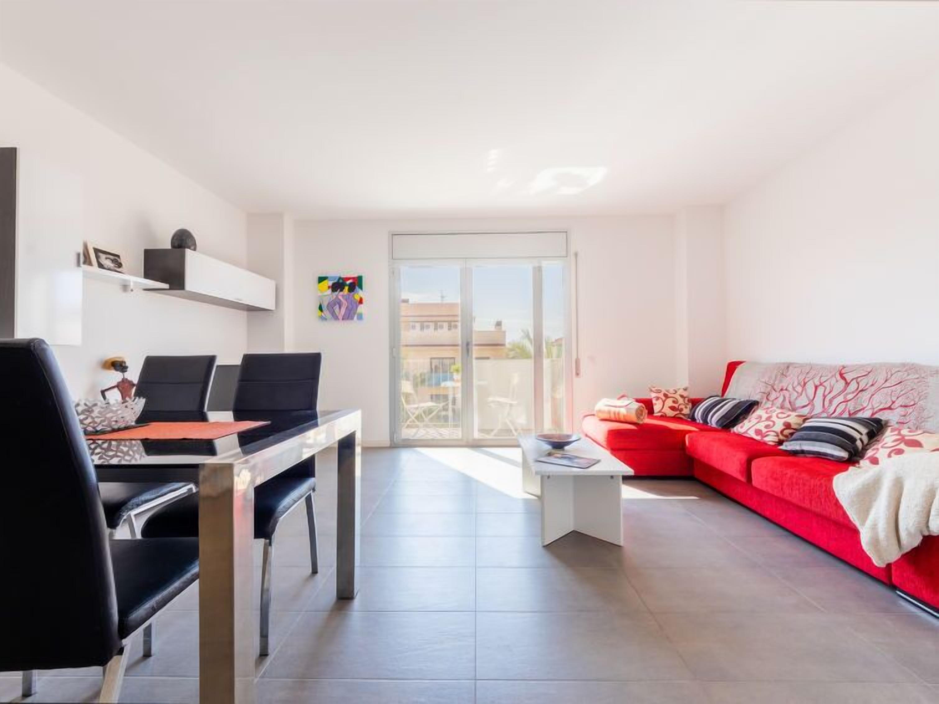 Una televisión de pantalla plana