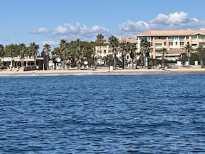 On the beach