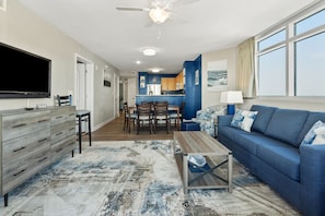 TV, DVD player - Premier Resort: Oceanfront w/Amenities, Restaurants & Amazing Views-North Myrtle Beach (North Myrtle Beach)