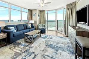 TV, DVD player - Premier Resort: Oceanfront w/Amenities, Restaurants & Amazing Views-North Myrtle Beach (North Myrtle Beach)