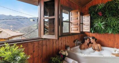 Congosta, romantic cottage with private jacuzzi in the mountains
