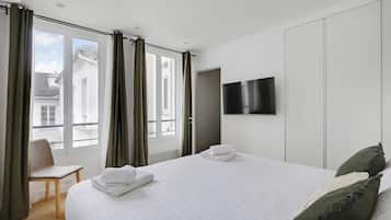 2 chambres, fer et planche à repasser, lit parapluie, Wi-Fi