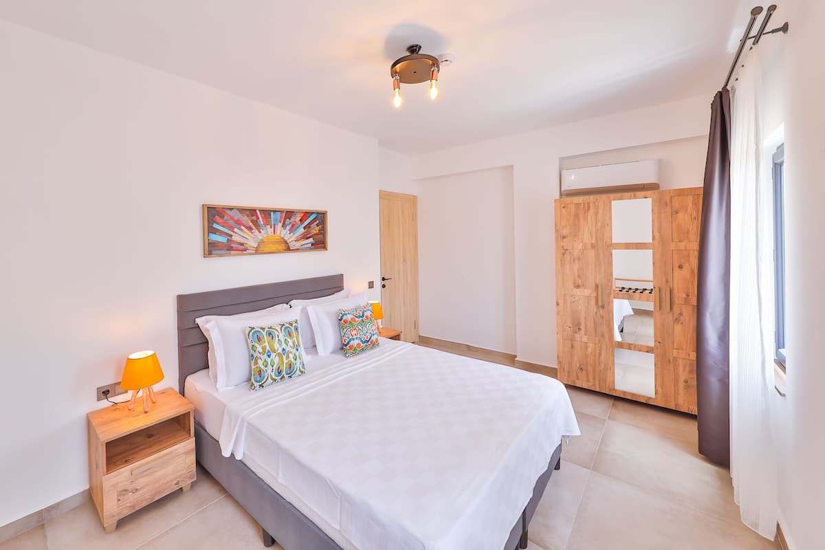 2 habitaciones y sábanas de algodón egipcio