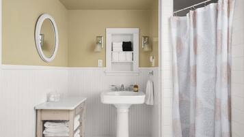 Free toiletries, hair dryer, towels