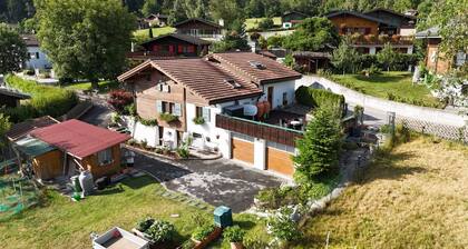 Chalet house (large walnut tree at the entrance)