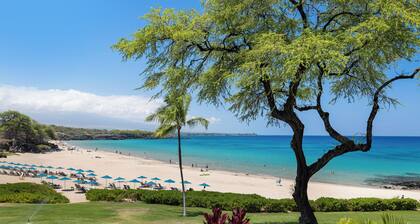 Gorgeous 2-bdrm with Grand Master Suite on Hapuna Beach!