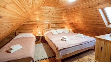 Family Chalet, 2 Bedrooms, 2 Bathrooms, Mountainside (Chalet Markoci With Hot Tub) | 2 bedrooms, laptop workspace, iron/ironing board, free WiFi