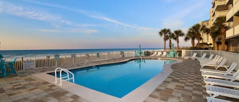 Una piscina climatizada