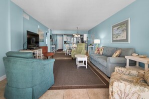 Smart TV, DVD player - Sandy Key 232: 2 BR / 2 BA Gulf Front Condo in Perdido Key, FL. Sleeps 6 (Pensacola)
