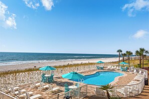 A heated pool - Sandy Key 232: 2 BR / 2 BA Gulf Front Condo in Perdido Key, FL. Sleeps 6 (Pensacola)