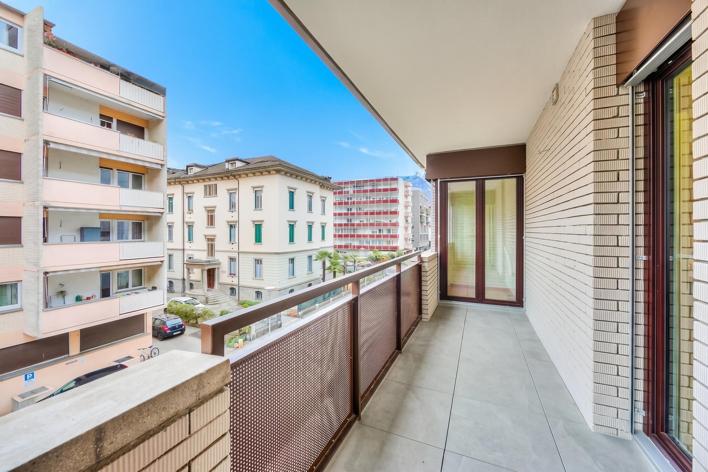 Appartement Familial, plusieurs chambres (Locarno best place) | Balcon