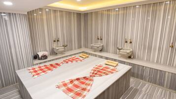 Turkish bath, body treatments, hydrotherapy, aromatherapy