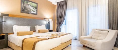 Familien-Suite | 1 Schlafzimmer, Bettwäsche aus ägyptischer Baumwolle