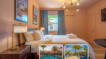 1 bedroom, desk, iron/ironing board, WiFi