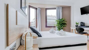 Habitació | Escriptori, espai de treball apte per a portàtils i wifi gratuïta