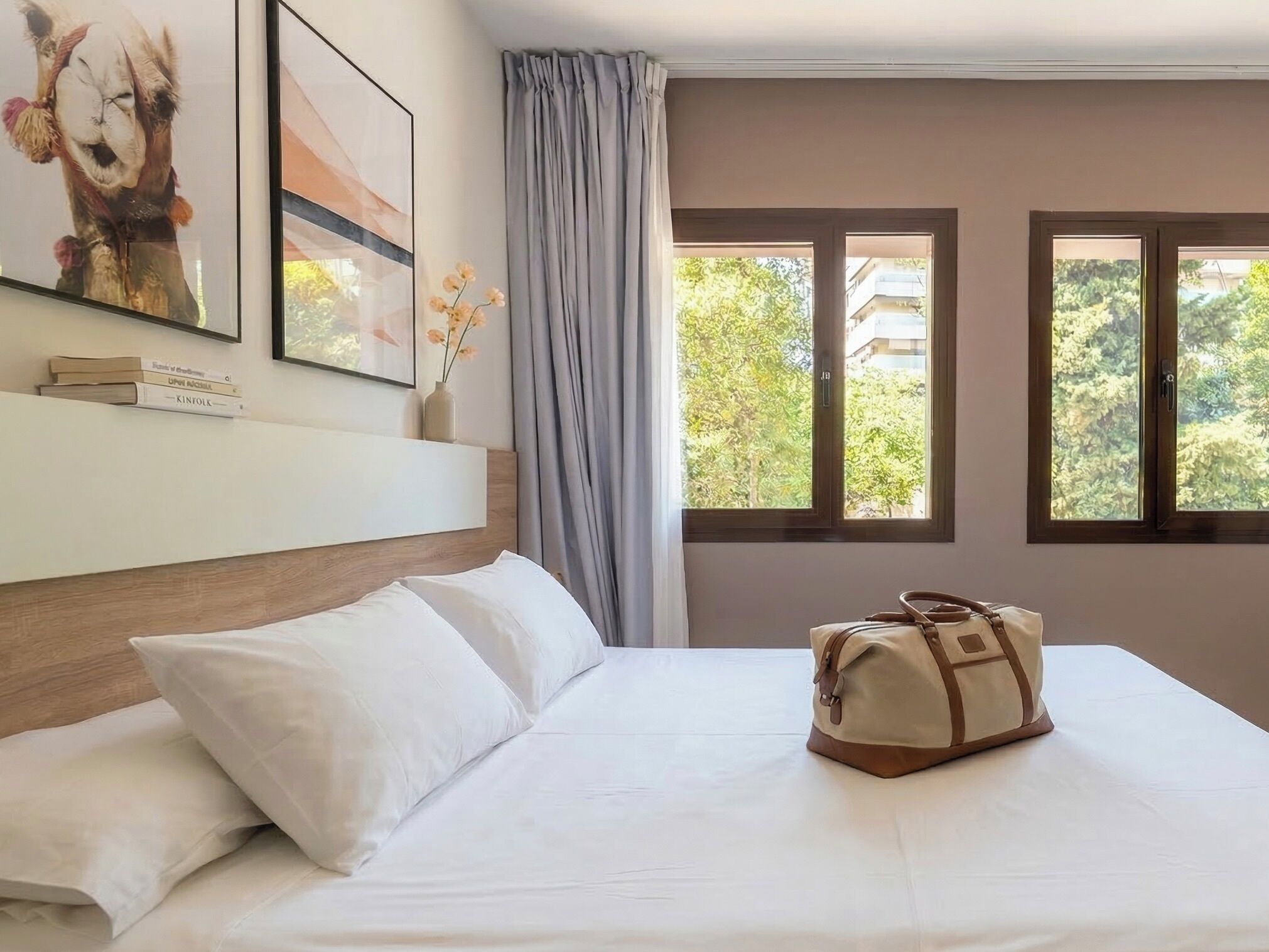 Double Room | Escritorio, espacio para trabajar con laptop y wifi gratis 