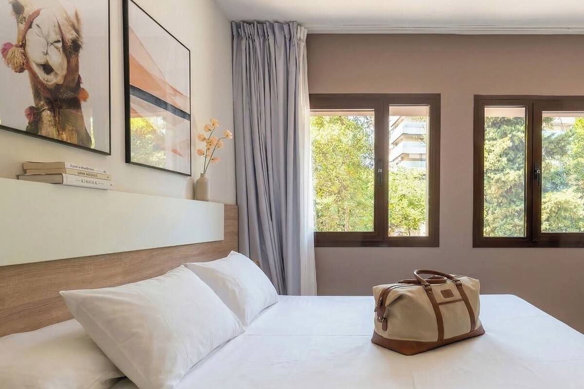 Double Room | Escritorio, espacio para trabajar con laptop y wifi gratis