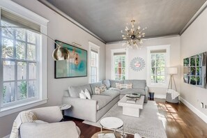 TV, fireplace, offices