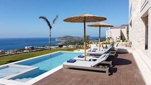 Villa, Smoking | 3 bedrooms - Villa Mare I Free Heated Pool Infinite Blue (Kissamos)