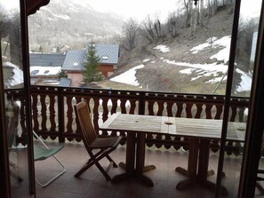 Outdoor dining - 3rd floor, balcony, ski locker, 145m², Valloire (Valloire)