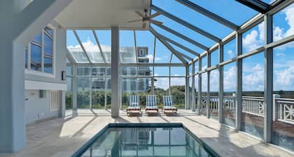 Sunset Shore - 6 bedroom, 6.5 bathroom house with indoor pool.