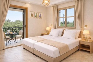 Habitación romántica con 1 cama matrimonial o 2 individuales, 1 habitación, para no fumadores | Sábanas de algodón egipcio, ropa de cama de alta calidad y edredón
