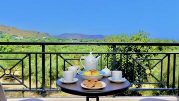 Romantic Double or Twin Room, 1 Bedroom, Non Smoking, Mountain View | Balcony view