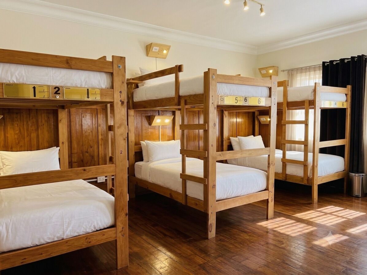 Classic Shared Dormitory | Premium bedding, down comforters, pillowtop beds, laptop workspace