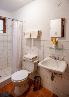 Douche, douche cascade, articles de toilette (gratuits)