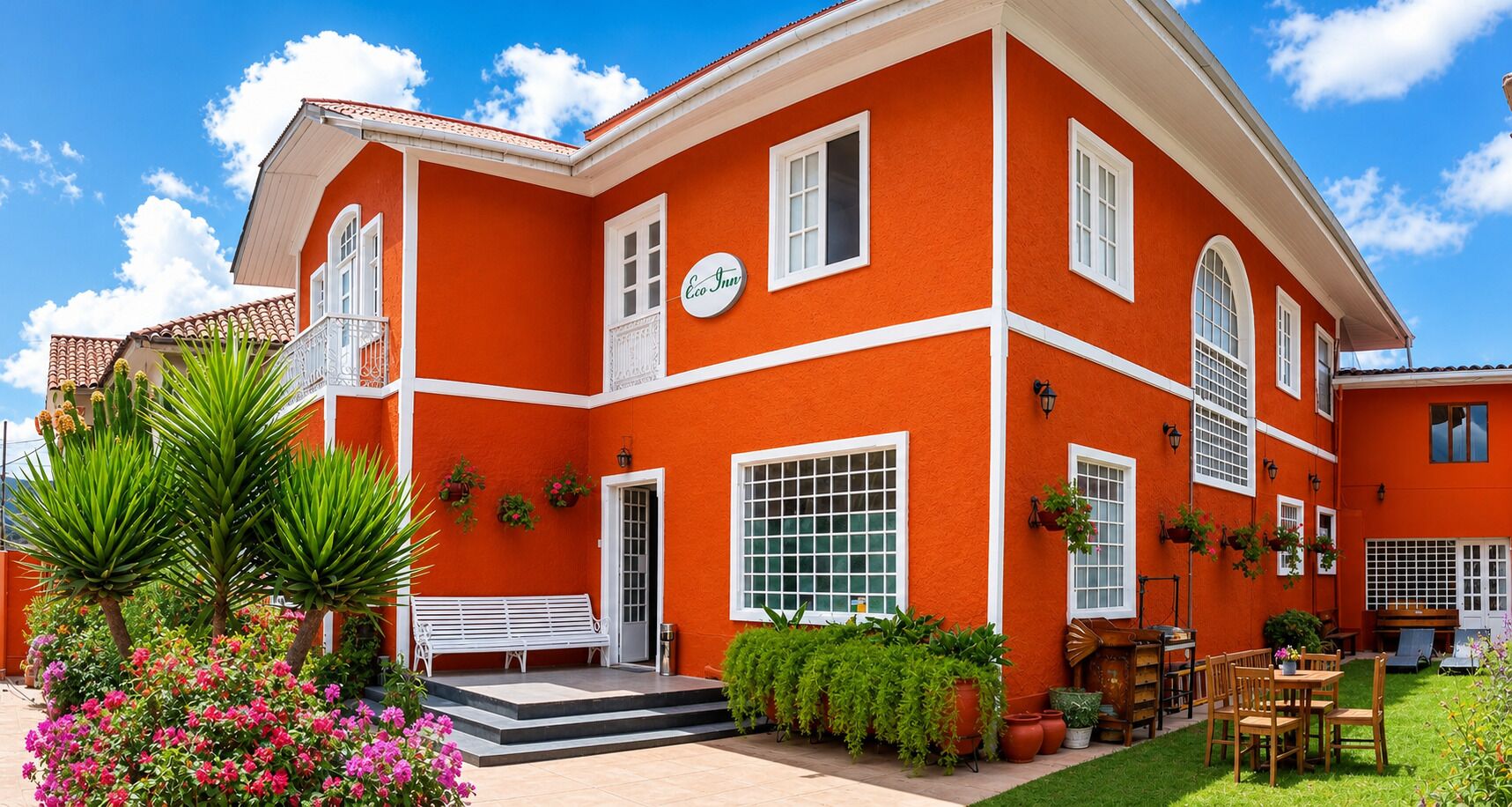 Fachada de la propiedad