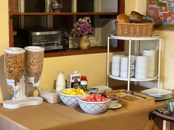Petit déjeuner continental compris tous les jours