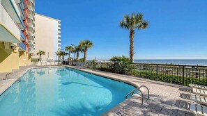 Pool - Oceanfront Luxury 4BR Condo w/ Large Balcony & Pool (Myrtle Beach)