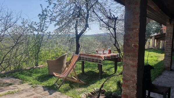 Outdoor dining - Authentic & stylish Bungalow and Artists residence in Kakheti, 2 km from Signagi (Signagi)