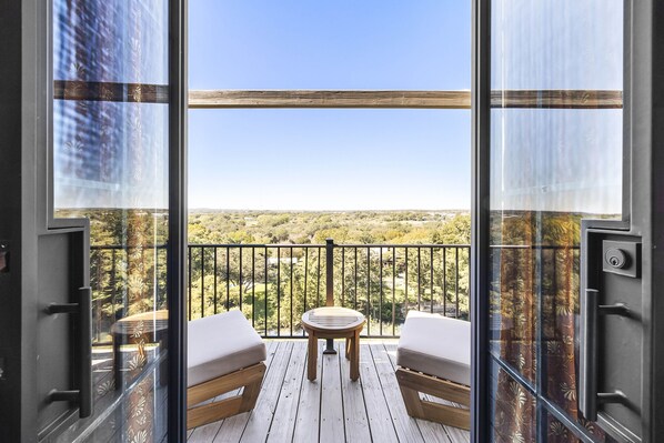 Vue depuis le balcon