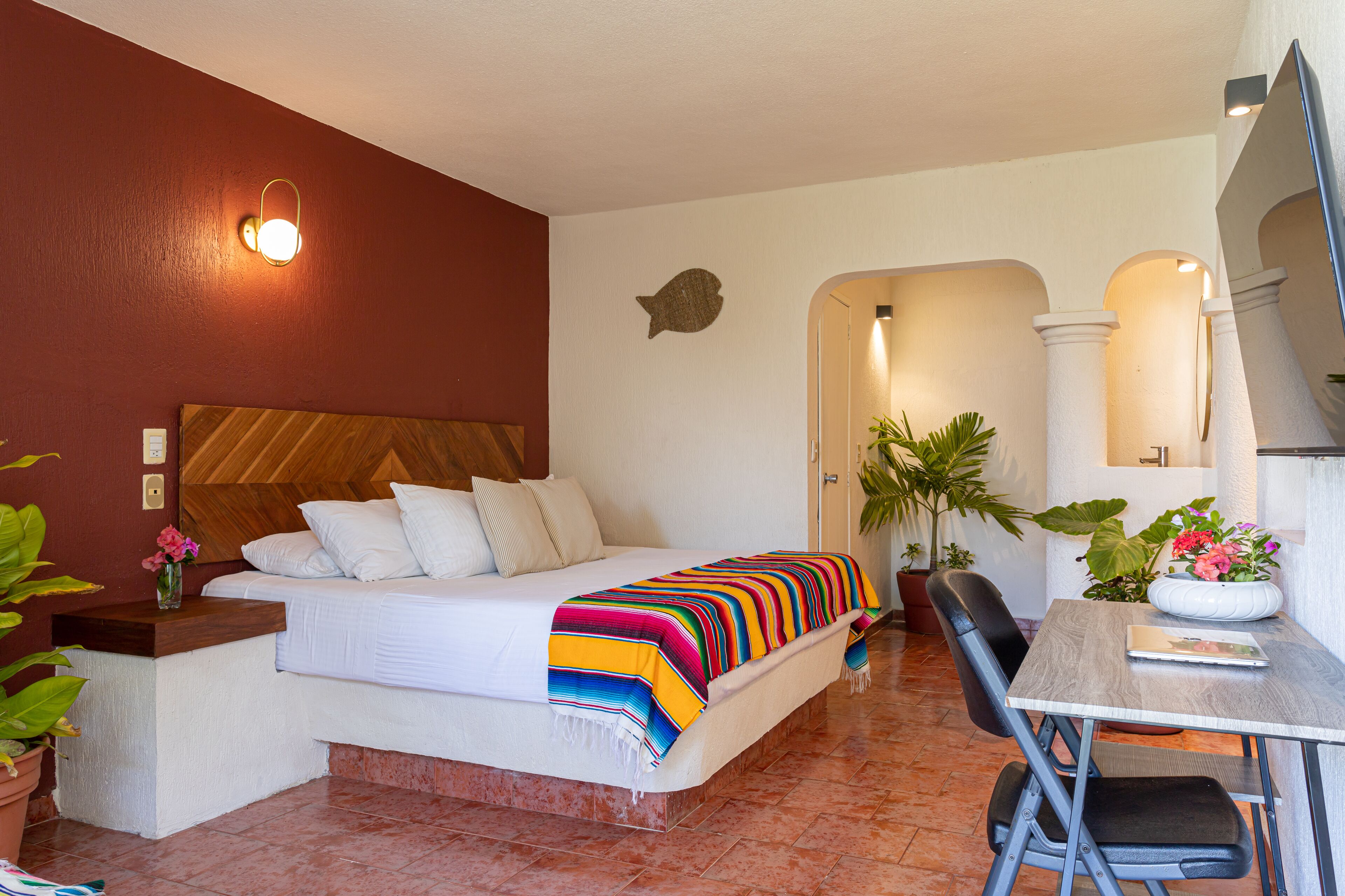 habitacion standard | premium bedding, select comfort beds, blackout curtains, free wifi