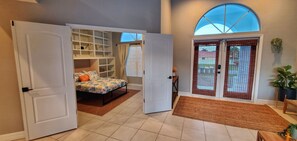 4 bedrooms, iron/ironing board, travel cot, free WiFi