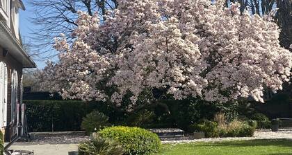 Appartement rénové au calme dans une maison Anglo normande