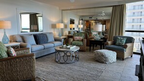 Condo, Multiple Beds, Private Pool, Beach View | Living area | 42-inch flat-screen TV with digital channels, TV - Mainsail 247 (Miramar Beach)