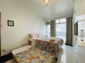 Panoramic Apartment | 3 bedrooms, blackout curtains, iron/ironing board, travel cot - Frente Mar Encantador (Rio de Janeiro)