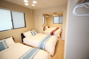 3 slaapkamers, een bureau, gratis wifi, beddengoed