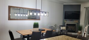 Comfort Condo | Living area | 50-inch TV with cable channels, DVD player - Champlain Condo 202 (Bromont)