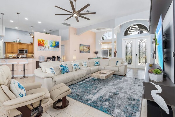 TV, foosball, table tennis