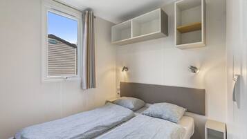 2 makuuhuonetta, vauvan matkasänky, ilmainen Wi-Fi, vuodevaatteet