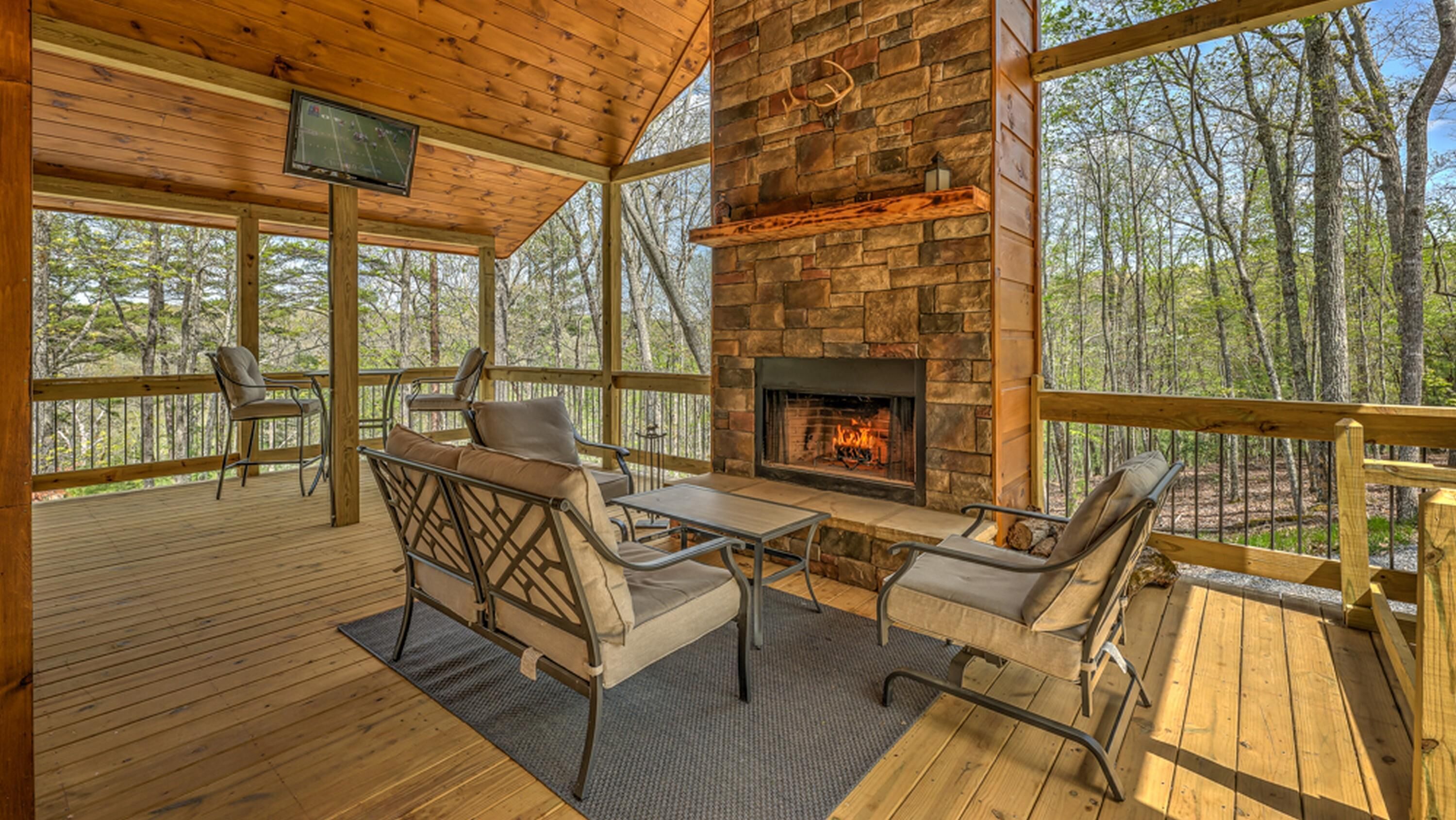 Cabin, 2 Bedrooms | Balcony