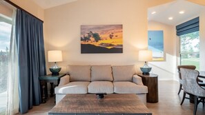 TV, fireplace, video games, DVD player