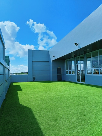 Terraza en la azotea. Alvea Hotel