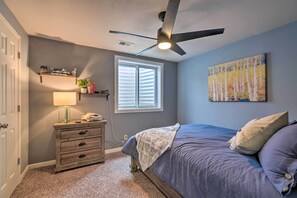 2 chambres, bureau, Wi-Fi, draps fournis