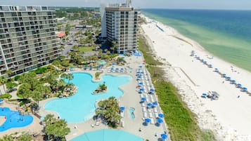 Een verwarmd zwembad