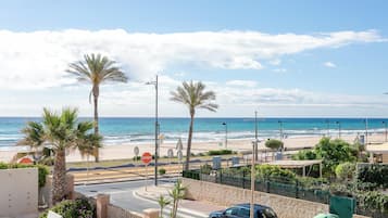 Vlak bij het strand