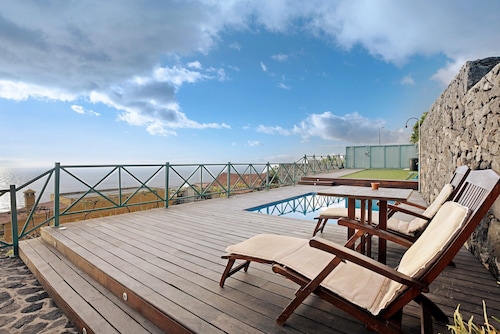 Ferienhaus 'Casa Rural La Caldera' mit Meerblick, Pool und WLAN